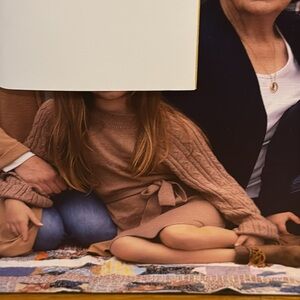 ABERCROMBIE KIDS A&F Brown/Tan Kids/Girls Cable Knit Sweater Dress size 9/10